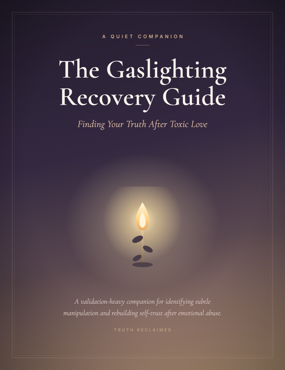 The Gaslighting Recovery Guide, book cover