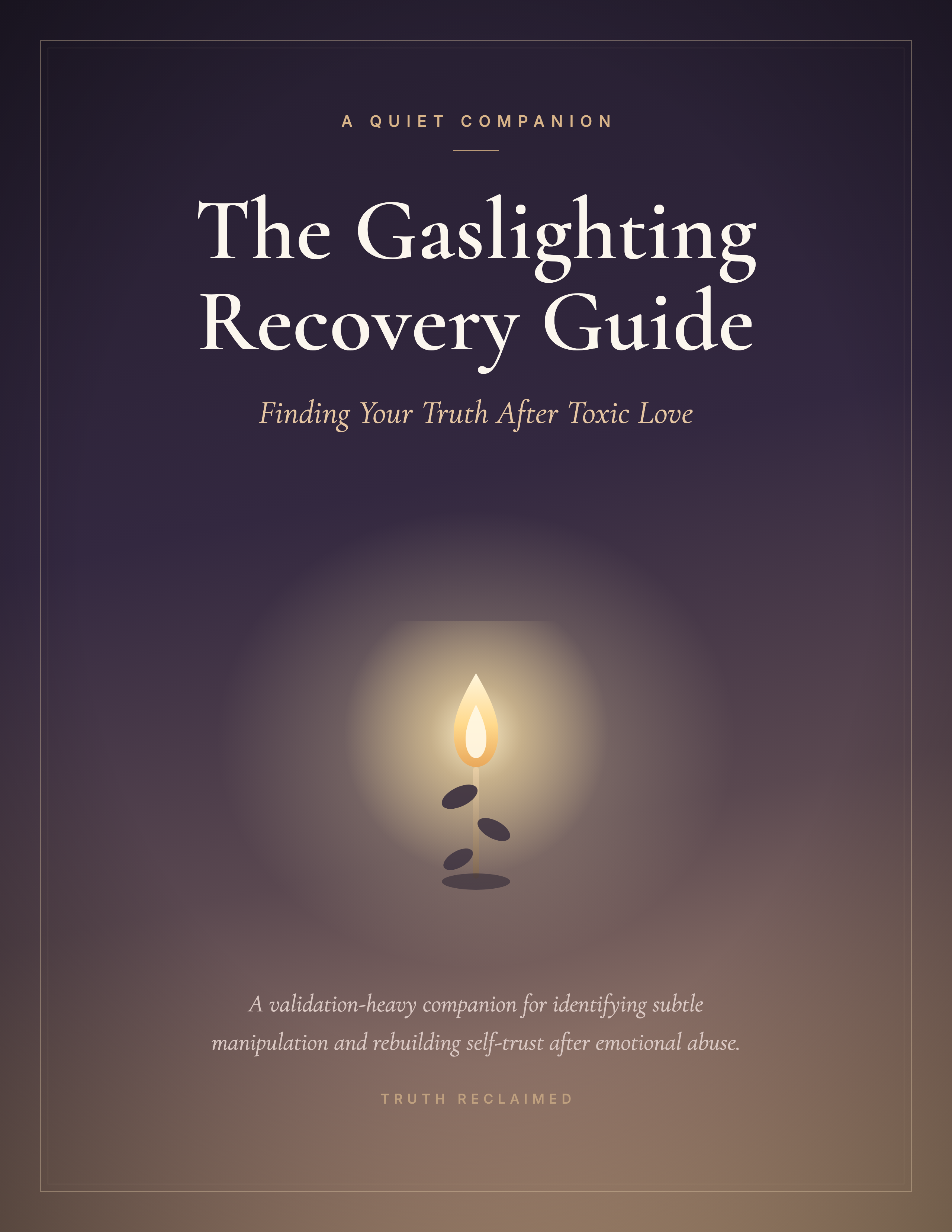 The Gaslighting Recovery Guide cover